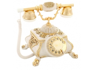 Osmanlı Kemik Varaklı Swarovski Taşlı Telefon Anna Bell